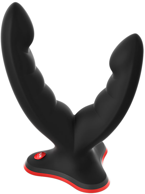 Фаллоимитатор анально-вагинальный на присоске "Fun Factory Ryde" черный 